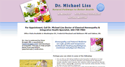 Desktop Screenshot of drlisshomeopath.com